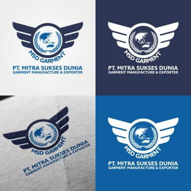 Desain Logo Msd Garment